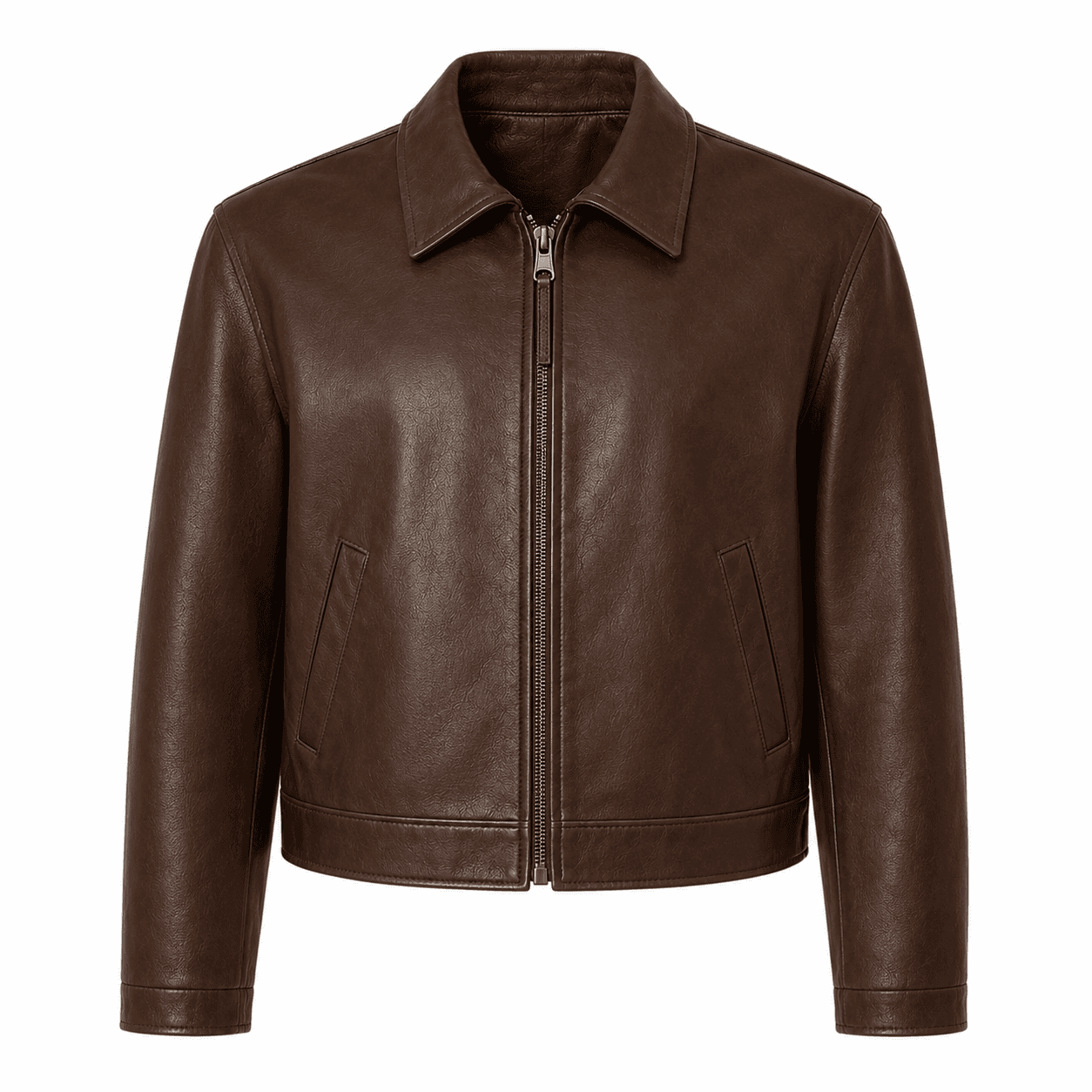 Brown leather